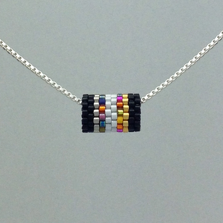 Black, White Bead